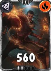 Carte saison 1 arkhante commune Eren alternative rang 5 grade C animation de niveau 1 element Feu cross the ages
