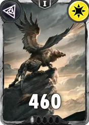 Carte saison 1 arkhante commune Griffin standard rang 1 animation de niveau 1 element Lumiere cross the ages