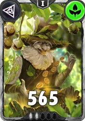 Carte saison 1 arkhante commune Kokopelli alternative rang 5 grade C animation de niveau 1 element Vie cross the ages
