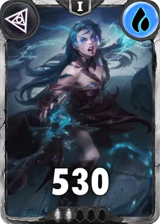 Carte saison 1 arkhante commune Lena alternative rang 5 grade C animation de niveau 1 element Eau cross the ages
