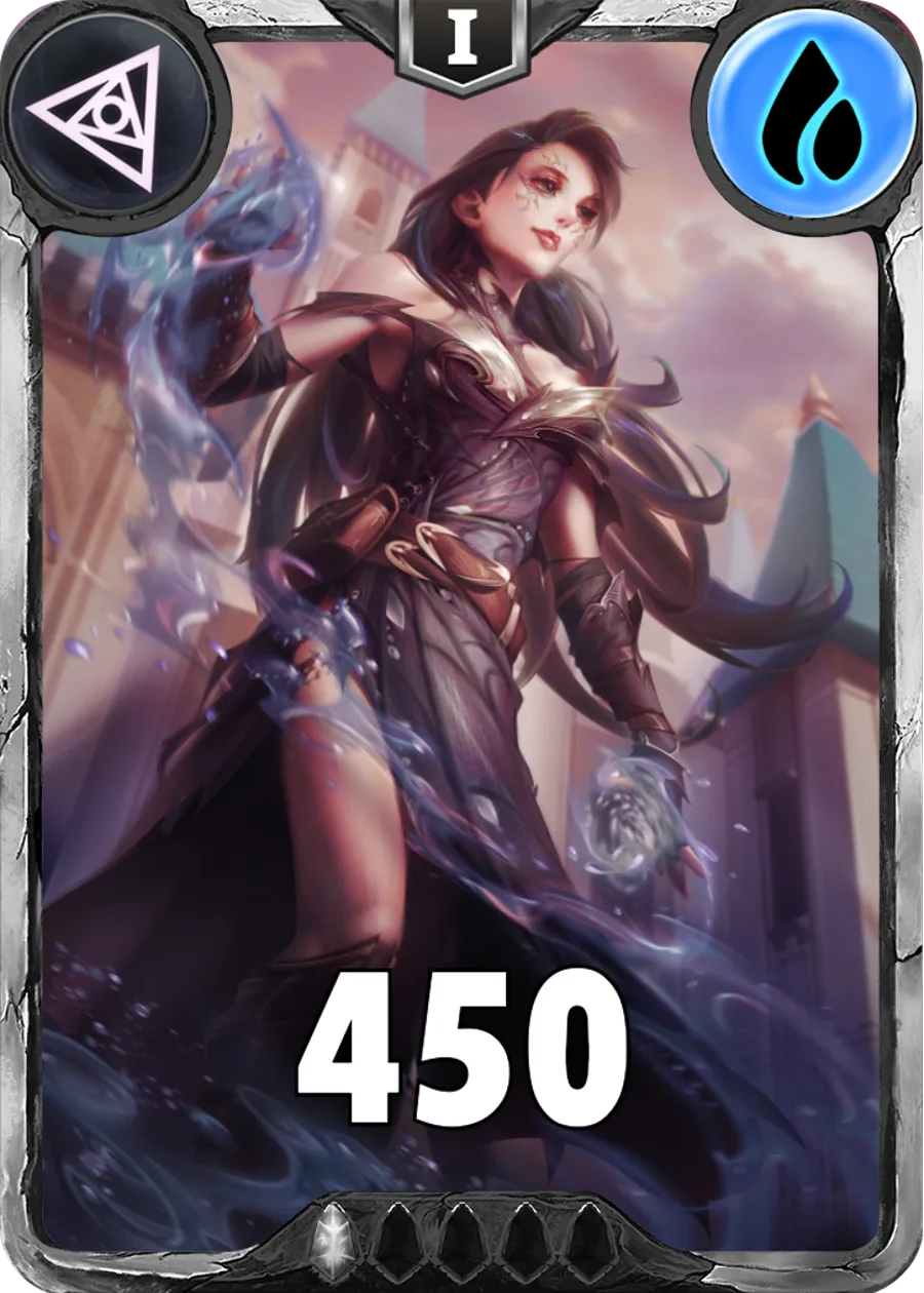 Carte saison 1 arkhante commune Lena standard rang 1 animation de niveau 1 element eau cross the ages