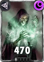 Carte saison 1 arkhante commune Lich standard rang 1 animation de niveau 1 element tenebre cross the ages