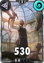 Carte saison 1 arkhante commune Locke alternative rang 5 grade C animation de niveau 1 element Air cross the ages