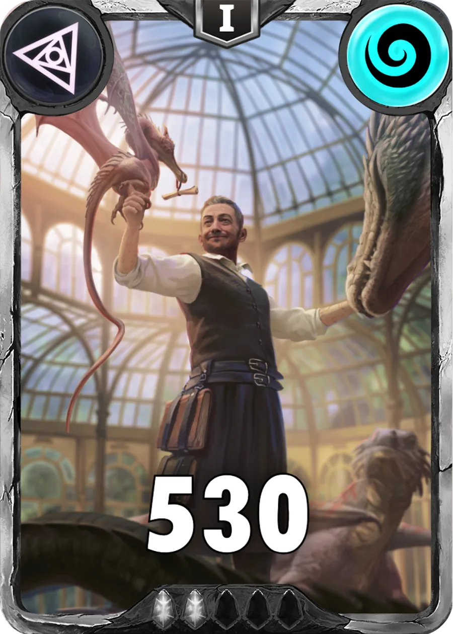 Carte saison 1 arkhante commune Locke alternative rang 5 grade C animation de niveau 1 element Air cross the ages