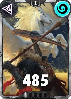 Carte saison 1 arkhante commune Pegasus standard rang 1 animation de niveau 1 element air cross the ages