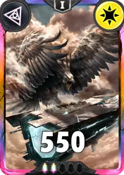 Carte saison 1 arkhante exclusive Giant Eagle alternative rang 5 grade C animation de niveau 1 element Lumiere