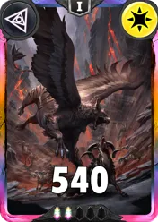 Carte saison 1 arkhante exclusive Griffin alternative rang 5 grade C animation de niveau 1 element Lumiere