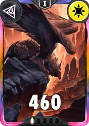 Carte saison 1 arkhante exclusive Griffin standard rang 1 animation de niveau 1 element Lumiere cross the ages