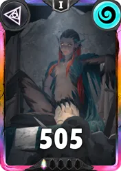 Carte saison 1 arkhante exclusive Harpy standard rang 1 animation de niveau 1 element air cross the ages
