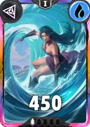 Carte saison 1 arkhante exclusive Lena standard rang 1 animation de niveau 1 element eau cross the ages