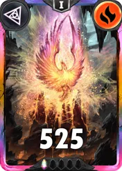 Carte saison 1 arkhante exclusive Phoenix standard rang 1 animation de niveau 1 element feu cross the ages