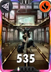 Carte saison 1 arkhante exclusive Ruby standard rang 1 animation de niveau 1 element feu cross the ages