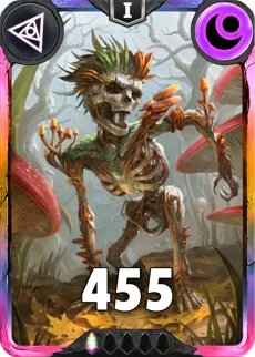 Carte saison 1 arkhante exclusive Skeleton standard rang 1 animation de niveau 1 element tenebre cross the ages