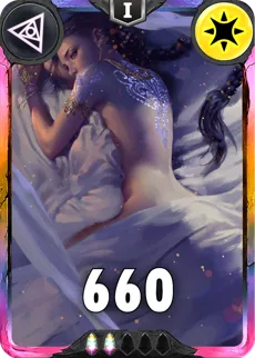 Carte saison 1 arkhante exclusive Solis alternative rang 5 grade C animation de niveau 1 element Lumiere