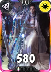 Carte saison 1 arkhante exclusive Solis standard rang 1 animation de niveau 1 element Lumiere cross the ages