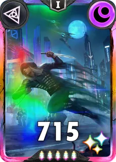 Carte saison 1 arkhante exclusive team Shado alternative S Foil animation de niveau 1 element Tenebre cross the ages