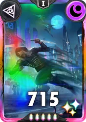 Carte saison 1 arkhante exclusive team Shado alternative S Foil animation de niveau 1 element Tenebre cross the ages
