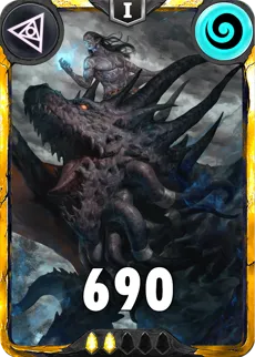 Carte saison 1 arkhante mythique Brinhold&Amrok alternative combo rang 5 grade C animation de niveau 1 element air