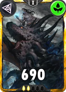 Carte saison 1 arkhante mythique Brinhold&Amrok alternative combo rang 5 grade C animation de niveau 1 element Vie
