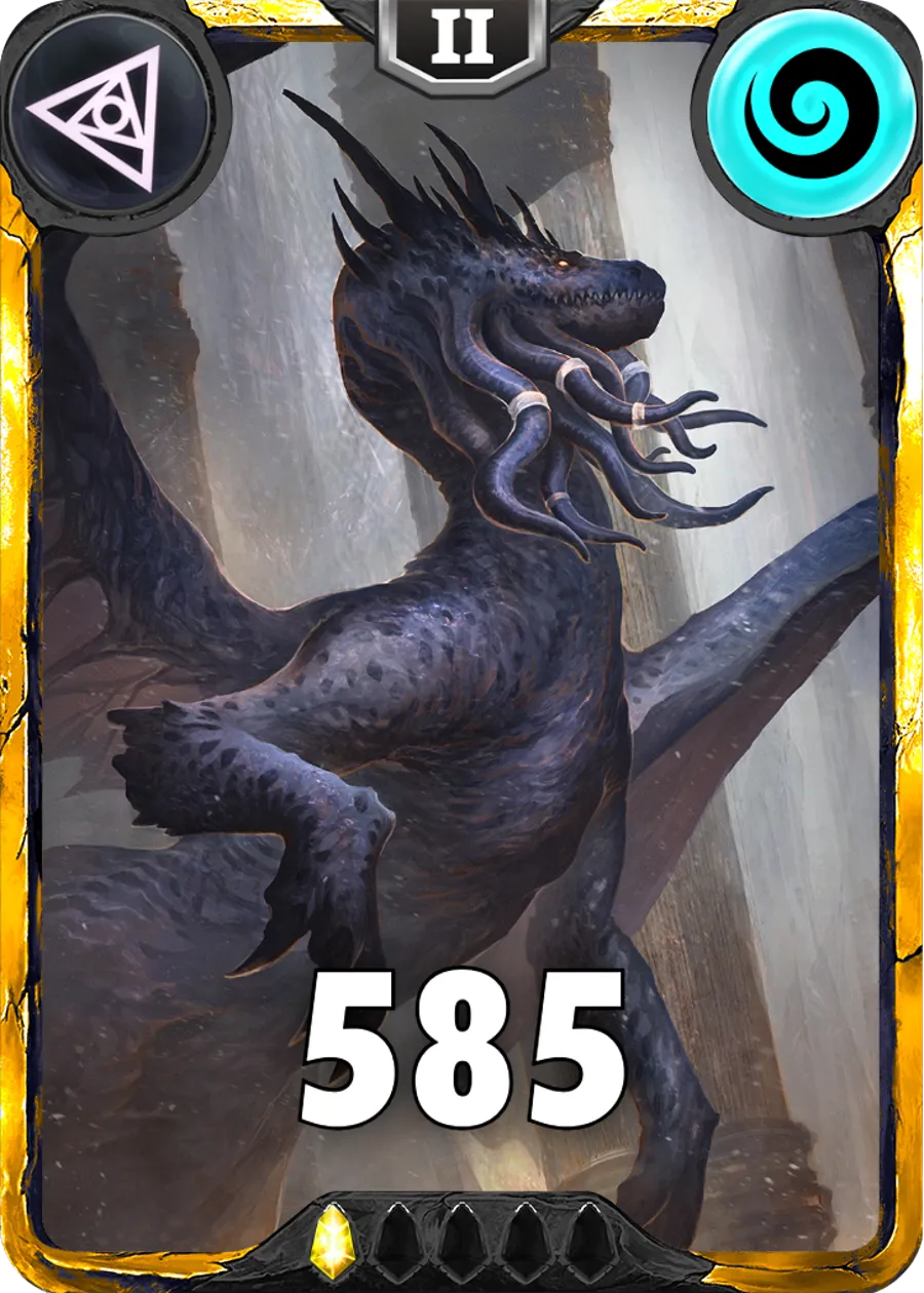 Carte saison 1 arkhante mythique Brinhold standard rang 1 animation de niveau 2 element air cross the ages