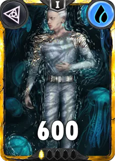 Carte saison 1 arkhante mythique Calyps standard rang 1 animation de niveau 1 element eau cross the ages