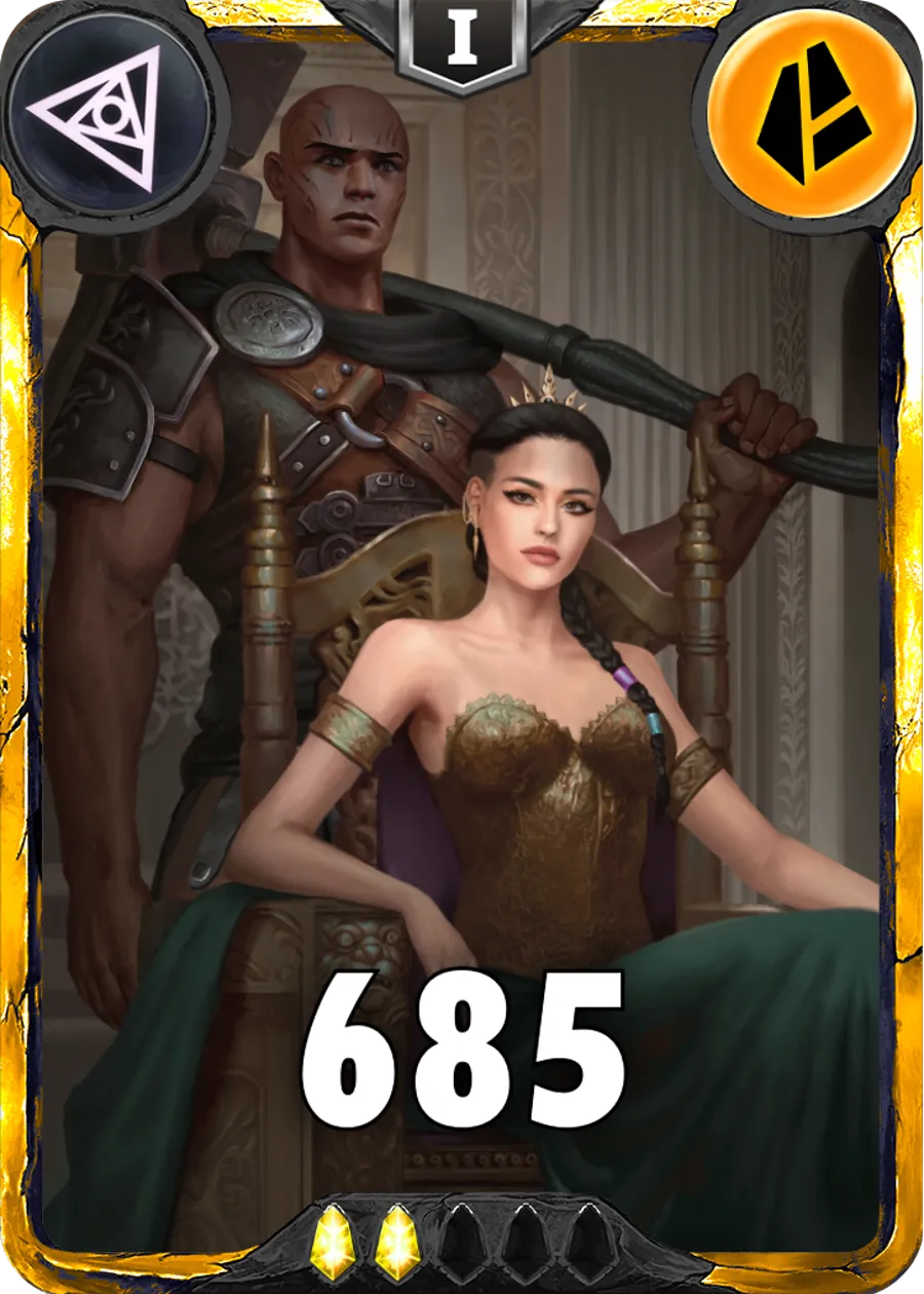 Carte saison 1 arkhante mythique Solis&Hannibal alternative combo rang 5 grade C animation de niveau 1 element Terre