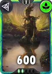 Carte saison 1 arkhante peu commune Dryad alternative rang 5 grade C animation de niveau 1 element Vie