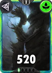Carte saison 1 arkhante peu commune Dryad standard rang 1 animation de niveau 1 element vie cross the ages