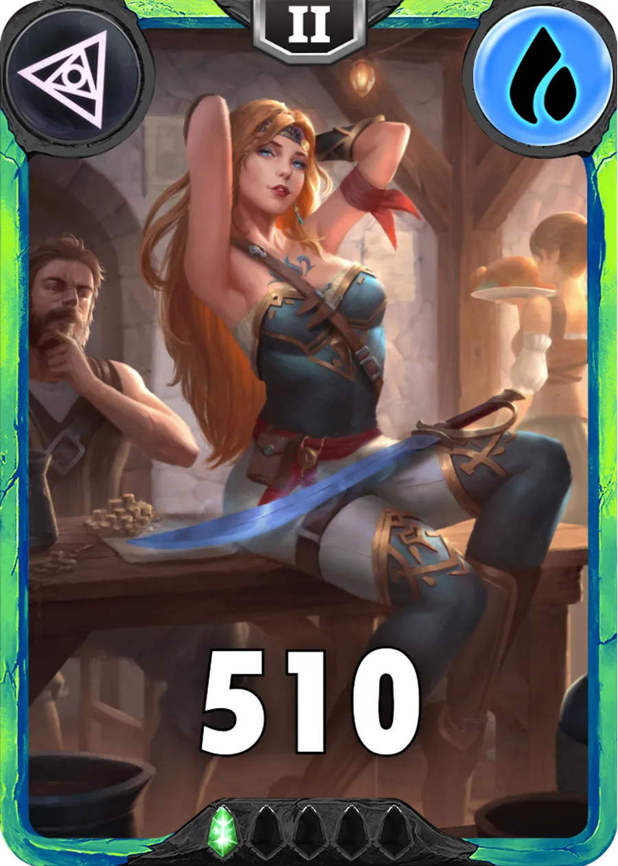 Carte saison 1 arkhante peu commune Honora standard rang 1 animation de niveau 2 element eau cross the ages