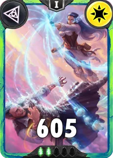 Carte saison 1 arkhante peu commune Locke&Astrid alternative combo rang 5 grade C animation de niveau 1 element Lumière