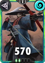 Carte saison 1 arkhante peu commune Ronan alternative rang 5 grade C animation de niveau 1 element Air
