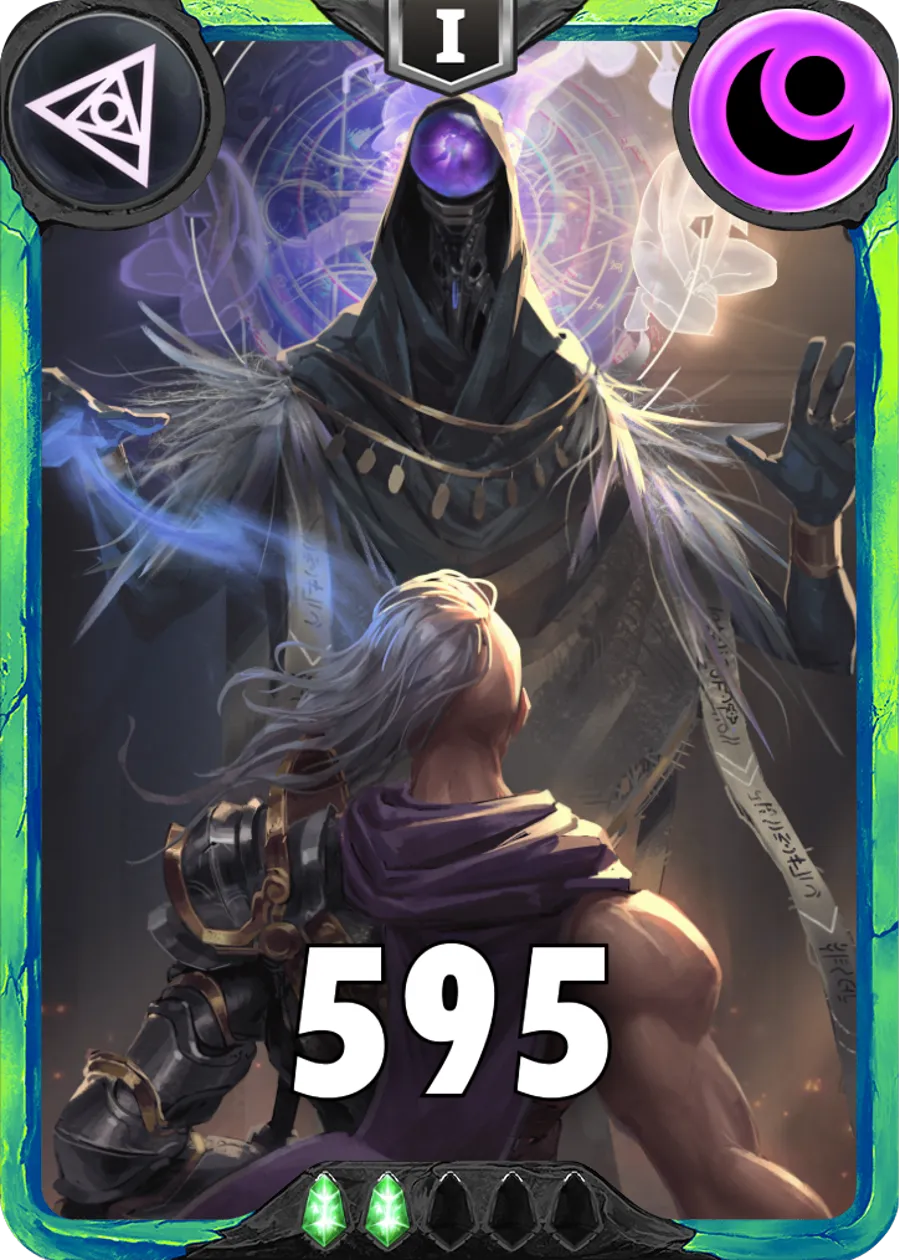 Carte saison 1 arkhante peu commune Solis alternative rang 5 grade C animation de niveau 1 element Ténèbres