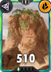 Carte saison 1 arkhante peu commune Stone Golem standard rang 1 animation de niveau 1 element terre cross the ages