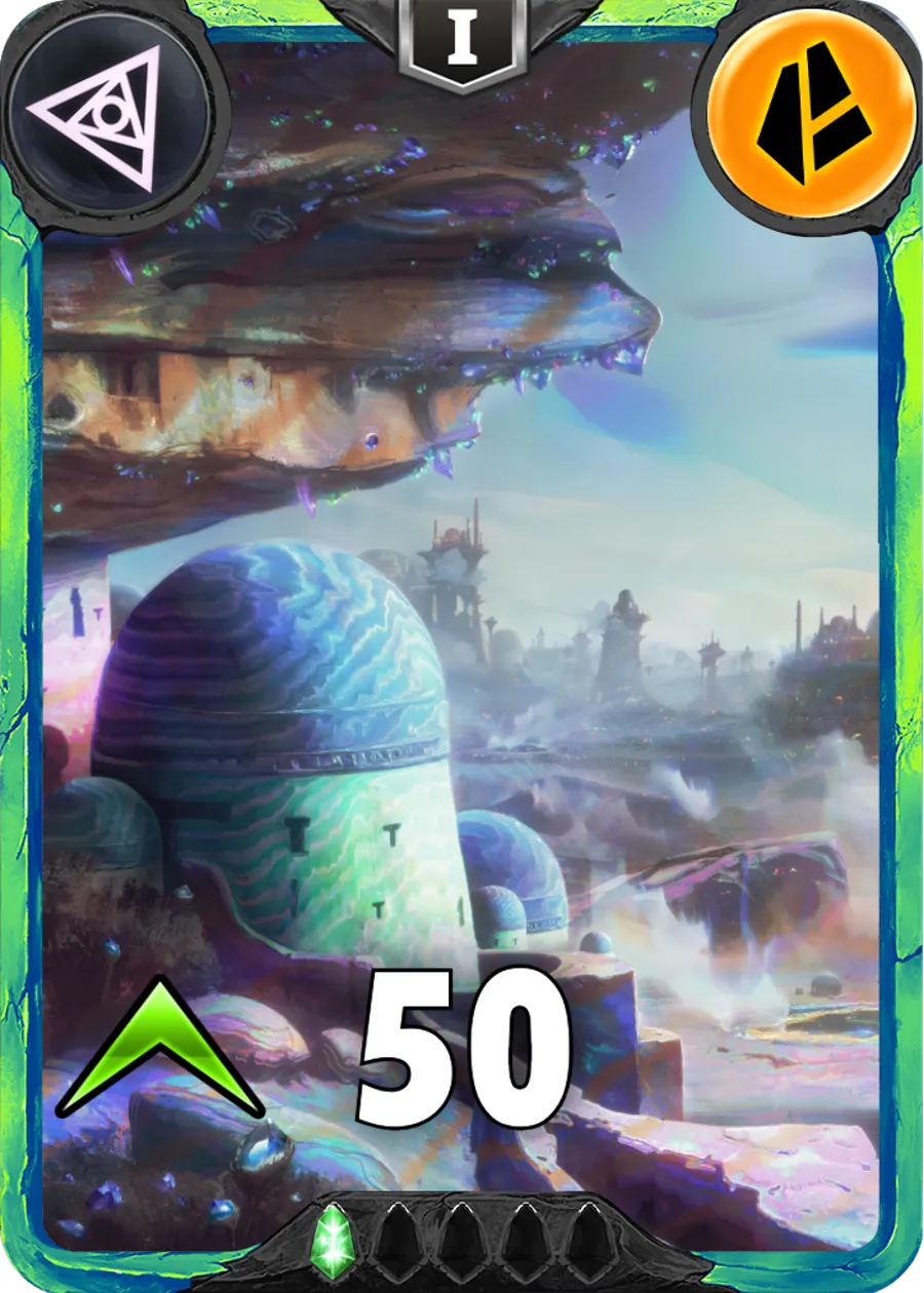 Carte saison 1 arkhante peu commune terrain Acongua standard rang 1 animation de niveau 1 element terre cross the ages