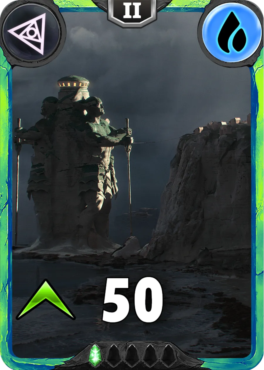 Carte saison 1 arkhante peu commune terrain Alvilid standard rang 1 animation de niveau 2 element eau cross the ages