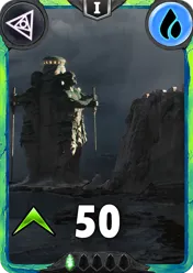 Carte saison 1 arkhante peu commune terrain Alvilid standard rang 1 animation de niveau 1 element eau cross the ages