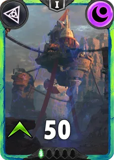 Carte saison 1 arkhante peu commune terrain Massada standard rang 1 animation de niveau 1 element tenebre cross the ages