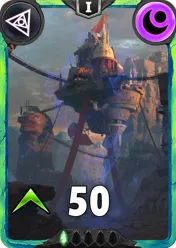 Carte saison 1 arkhante peu commune terrain Massada standard rang 1 animation de niveau 1 element tenebre cross the ages