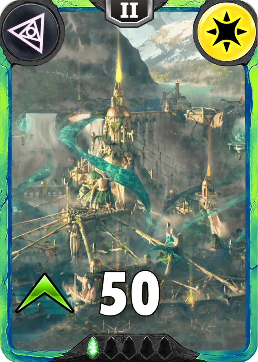 Carte saison 1 arkhante peu commune terrain Nepthys standard rang 1 animation de niveau 2 element Lumiere cross the ages