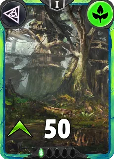Carte saison 1 arkhante peu commune terrain Orcunion standard rang 1 animation de niveau 1 element vie cross the ages