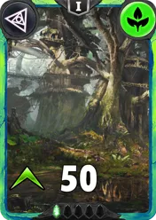Carte saison 1 arkhante peu commune terrain Orcunion standard rang 1 animation de niveau 1 element vie cross the ages