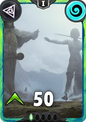 Carte saison 1 arkhante peu commune terrain Sahla standard rang 1 animation de niveau 1 element air cross the ages