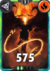 Carte saison 1 arkhante peu commune Theran alternative rang 5 grade C animation de niveau 1 element Feu