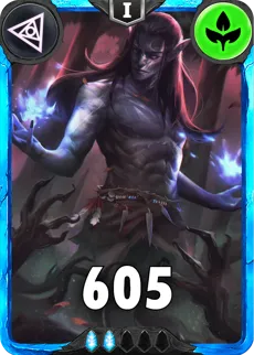 Carte saison 1 arkhante rare Amrok alternative rang 5 grade C animation de niveau 1 element Vie cross the ages