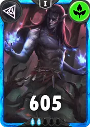 Carte saison 1 arkhante rare Amrok alternative rang 5 grade C animation de niveau 1 element Vie cross the ages