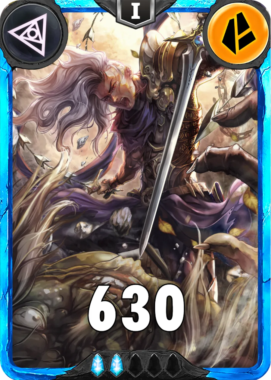 Carte saison 1 arkhante rare Aurelius alternative rang 5 grade C animation de niveau 1 element Terre cross the ages