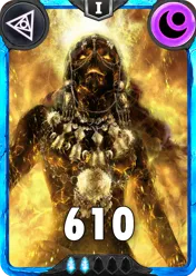 Carte saison 1 arkhante rare Black Amber alternative rang 5 grade C animation de niveau 1 element Ténèbres cross the ages
