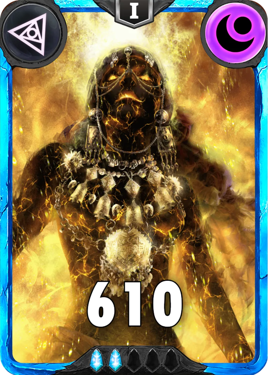 Carte saison 1 arkhante rare Black Amber alternative rang 5 grade C animation de niveau 1 element Ténèbres cross the ages