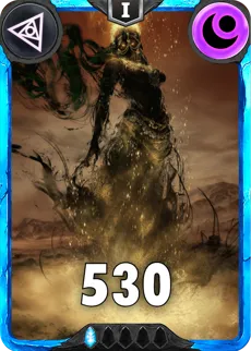 Carte saison 1 arkhante rare Black Amber standard rang 1 animation de niveau 1 element tenebre cross the ages