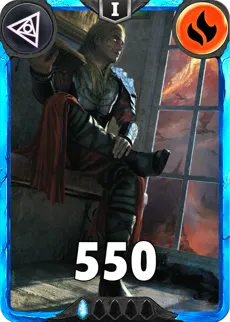 Carte saison 1 arkhante rare Ethell standard rang 1 animation de niveau 1 element feu cross the ages